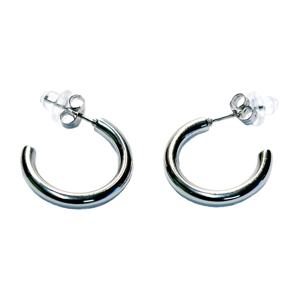 20mm Simple Hoop Ohrringe 14K vergoldet