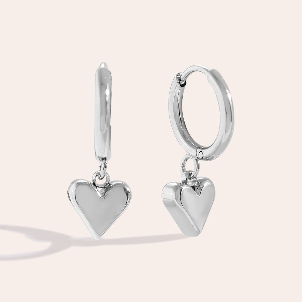 Classic Heart Ohrringe 14K vergoldet