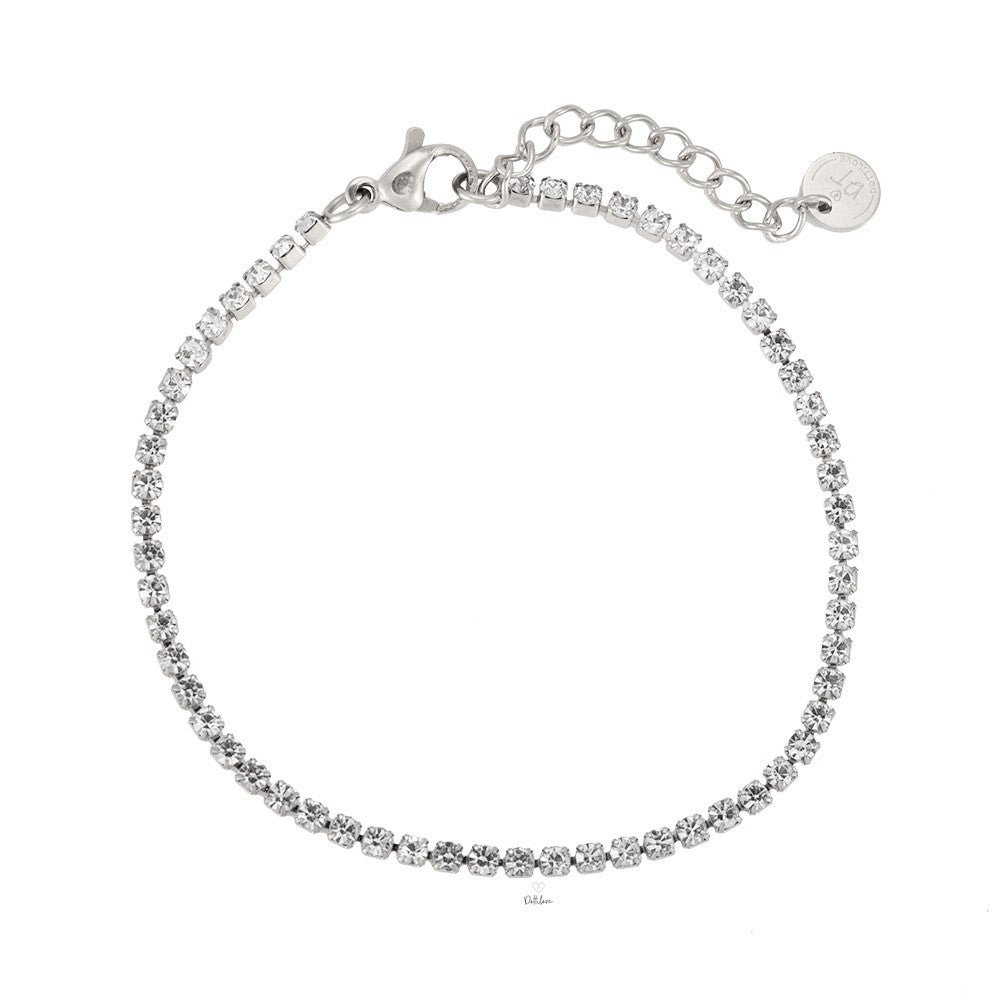 Fine Tennis Armband 14K vergoldet