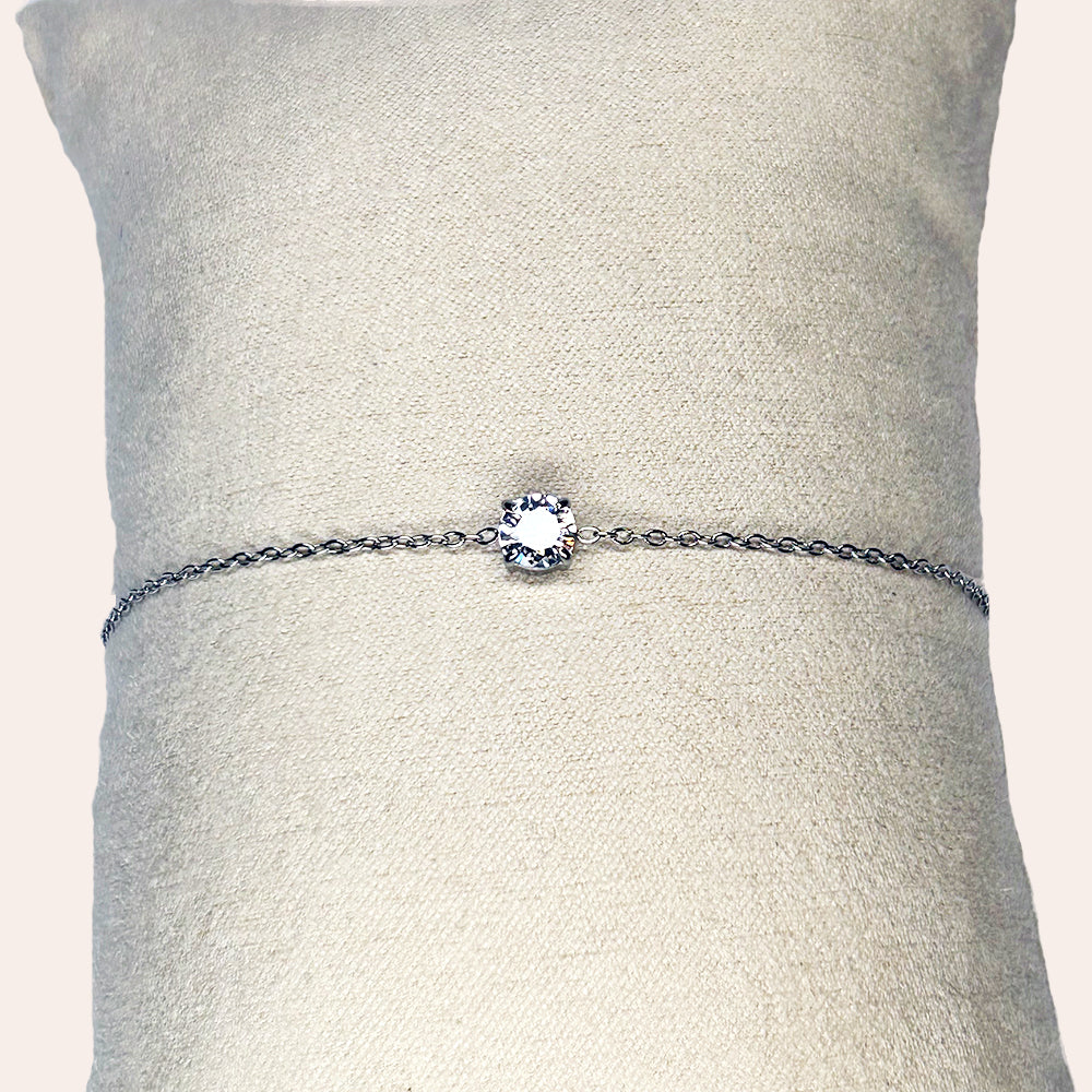 Fine Dot Diamond Armband 14K vergoldet