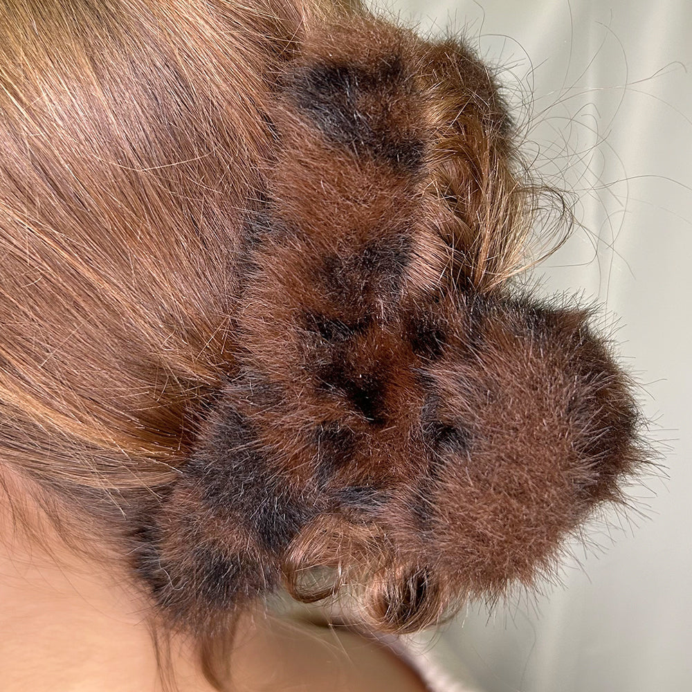 13cm Fluff Haarklammer
