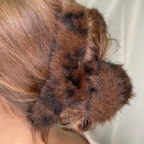 13cm Fluff Haarklammer