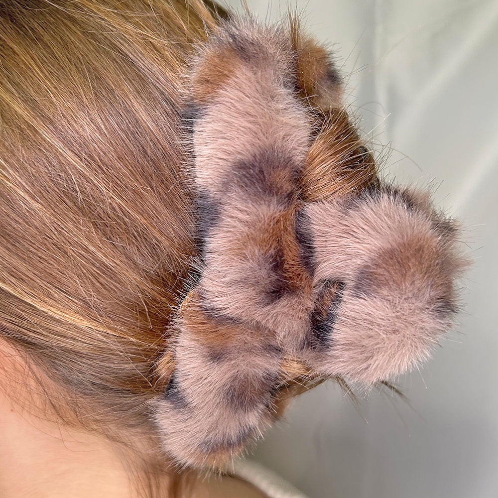 13cm Fluff Haarklammer