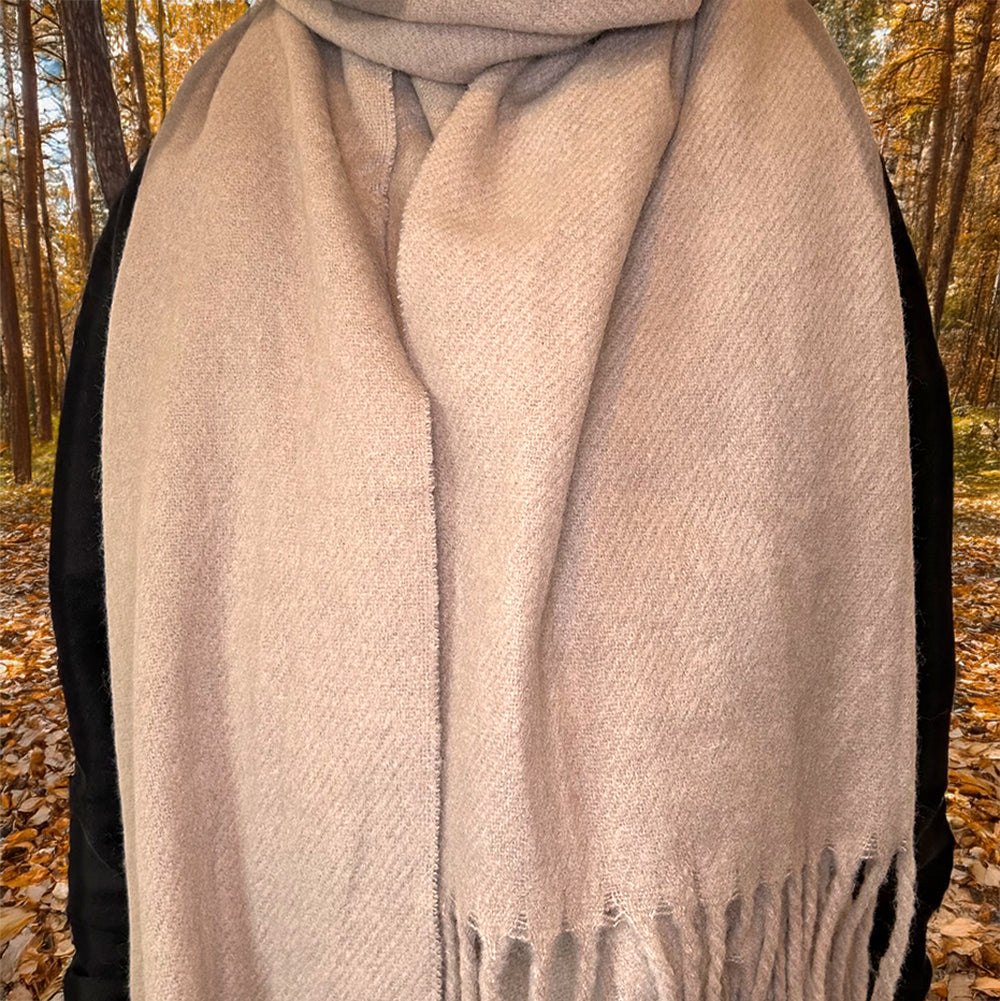 Winterschal Beige